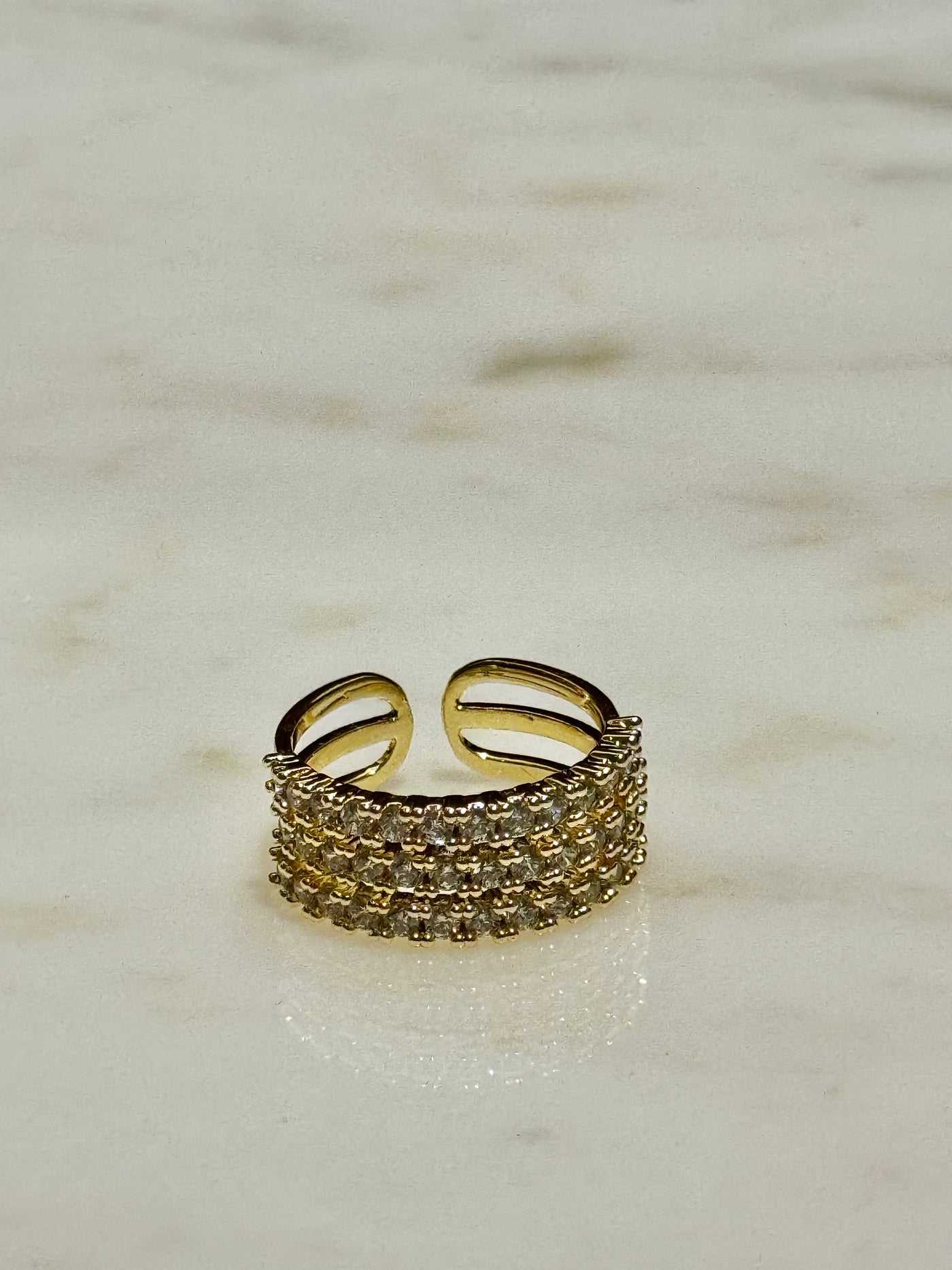 Band Glitter ring